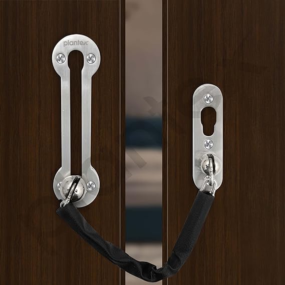 Plantex Chain Lock for Main Door/Door Chain for Secure Home