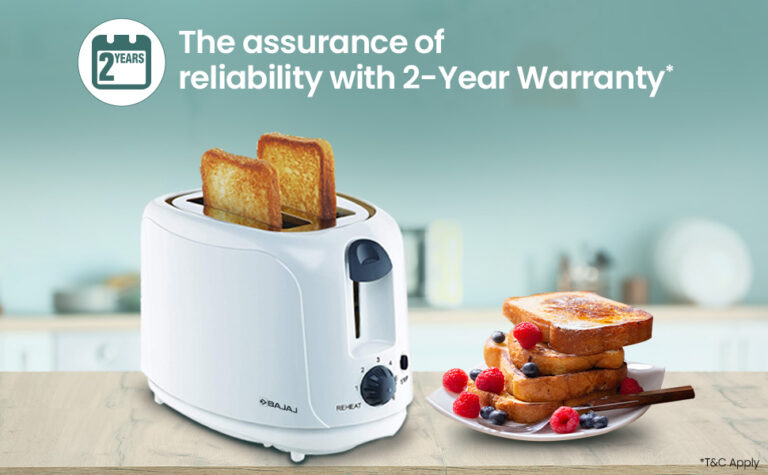 Bajaj ATX 4 750-Watt 2-Slice Pop-up Toaster